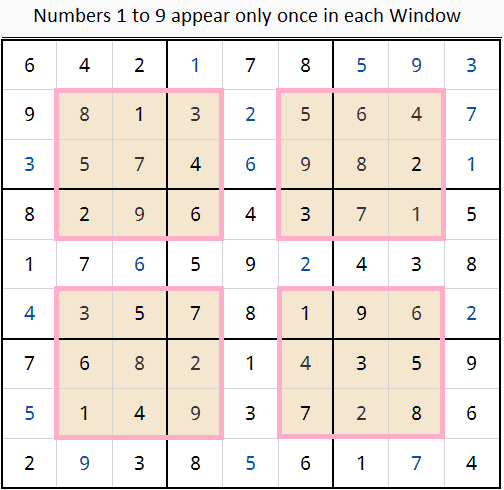 Window Sudoku 1